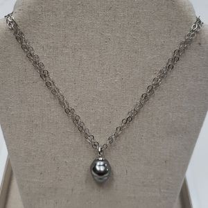 Gorgeous Freshwater Pearl Silver Necklace